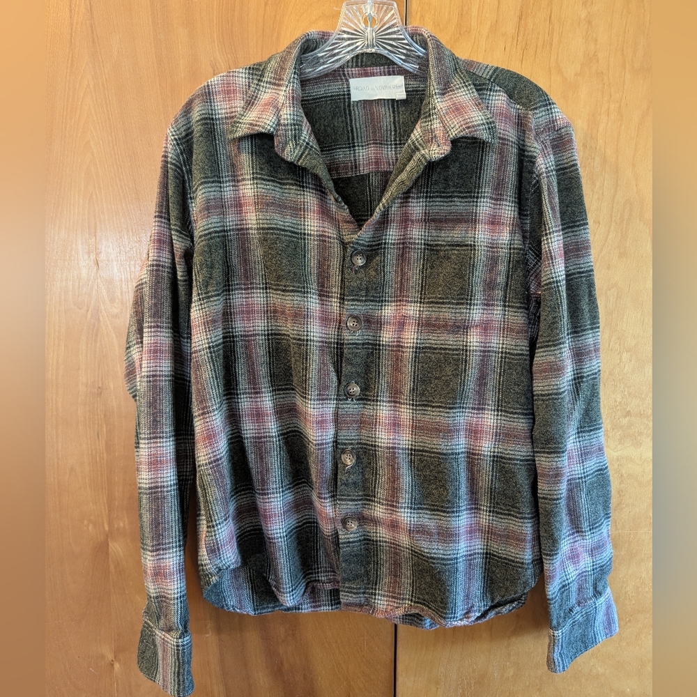 Plaid Casual Button Down Shirt